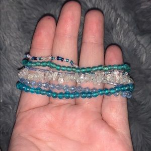 Crystal bundle bracelet
